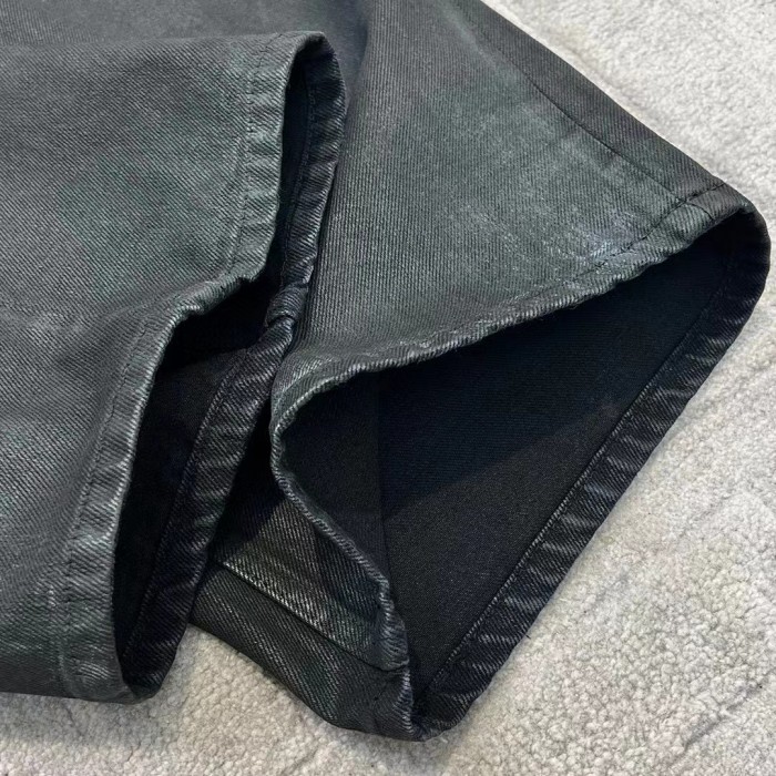 Balenciaga Men's And Women's Leather Wide Leg Pants #nigo9475