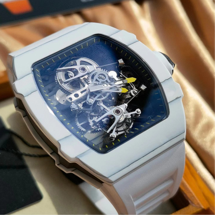 Carbon Fiber Tourbillon Wrist Watch Accessories Jewelry #nigo82468