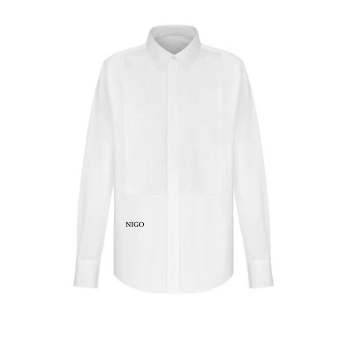 Dior Embroidery  Long Sleeve Shirt #nigo51653