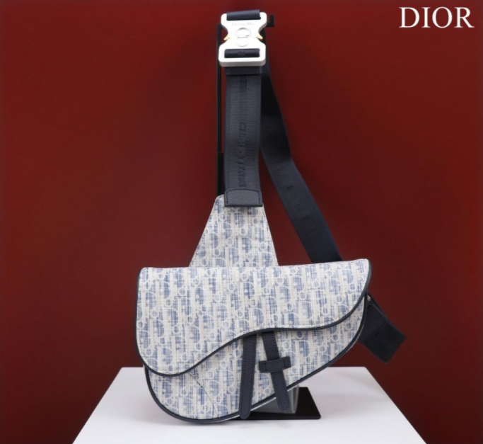 Dior Saddle Bags Oblique Shoulder Messenger Leather Bag #nigo59296