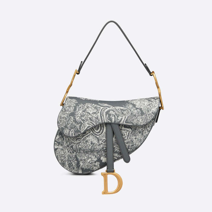Dior Saddle Bags Oblique Shoulder Messenger Leather Bag #nigo59296