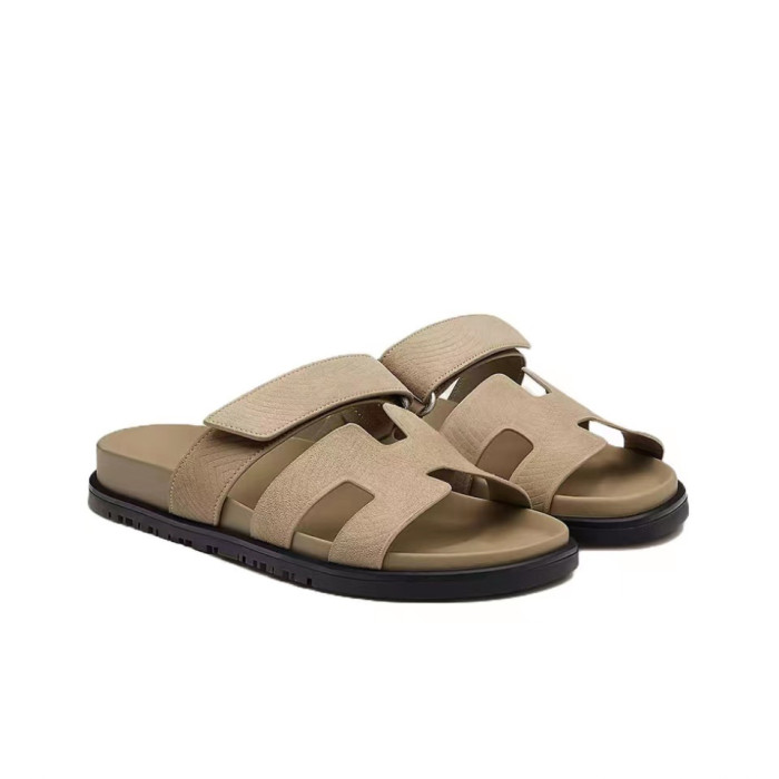 Hermes Women's Leather Sandals Slippers Flats Shoes #nigo51633