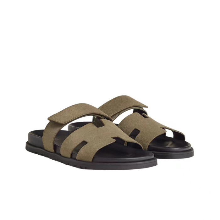 Hermes Women's Leather Sandals Slippers Flats Shoes #nigo51633