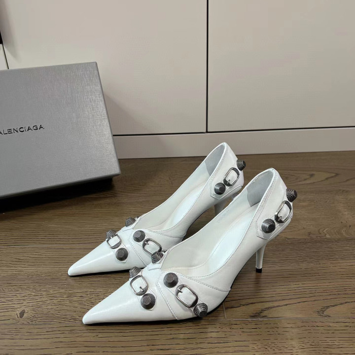 Balenciaga Women's Leather High-Heeled Shoes #nigo56529