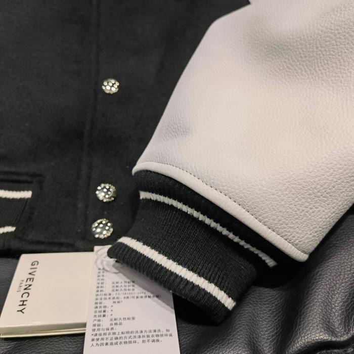 Givenchy Leather Bomber Jacket #nigo38836