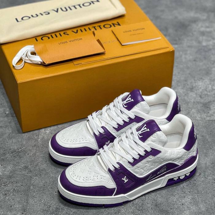Louis Vuitton Trainer Sneaker Shoes #nigo8545