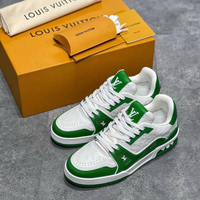 Louis Vuitton Trainer Sneaker Shoes #nigo8545
