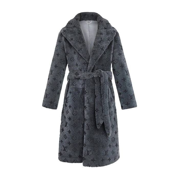 Louis Vuitton Lamb Wool Long Jacket Coat #nigo8463