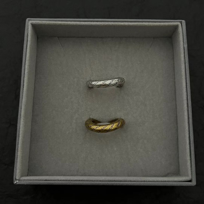 Balenciaga Simple Vintage Letter Ring #nigo56566