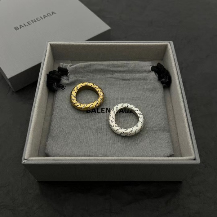 Balenciaga Simple Vintage Letter Ring #nigo56566