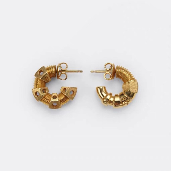 Bottega Veneta Women's Pure Copper Earring Accessories Jewelry #nigo82458