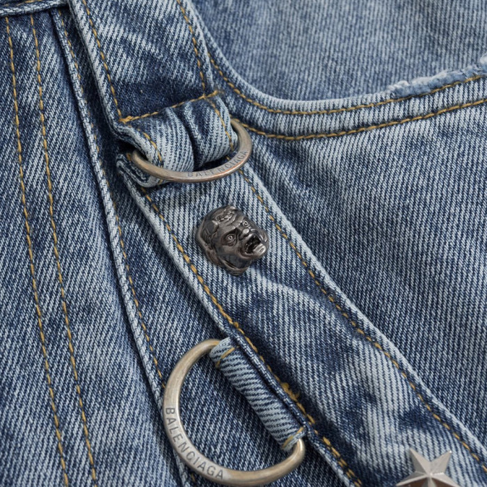 Balenciaga Multi-Pocket Zipper Jeans Pants #nigo53995