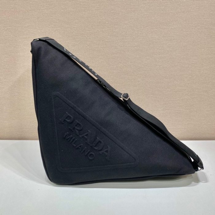 Prada Canvas Triangle Chest Bag Shoulder Bags #nigo53713