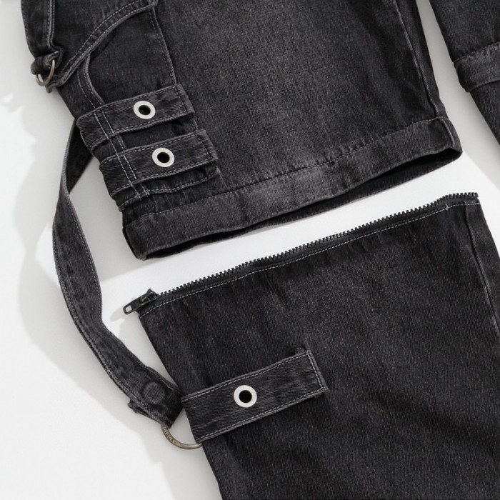 Balenciaga Multi-Pocket Zipper Jeans Pants #nigo53995