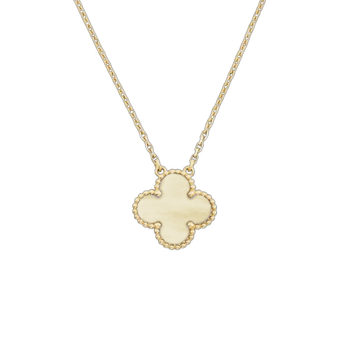 Van Cleef&Arpels Women's Flower shaped Original Stone Necklace Casual Wear Accessories Jewelry #nigo82572