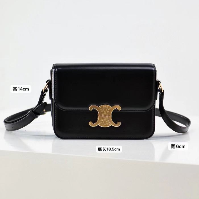 Celine Square Women's Single Leather Tofu Bag #nigo52499