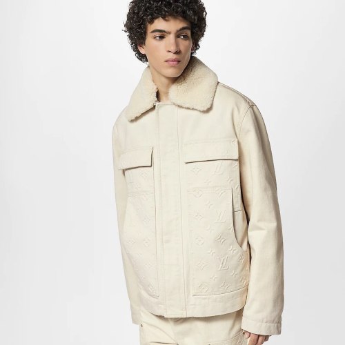 Louis Vuitton Belted and Zippered Jacket Coat #nigo5698