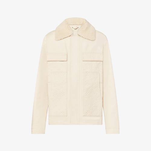 Louis Vuitton Belted and Zippered Jacket Coat #nigo5698