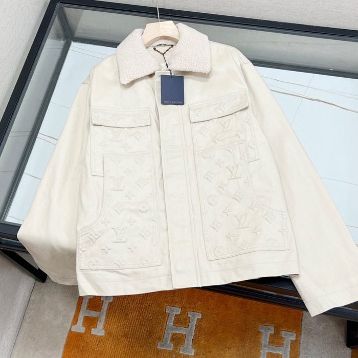 Louis Vuitton Belted and Zippered Jacket Coat #nigo5698