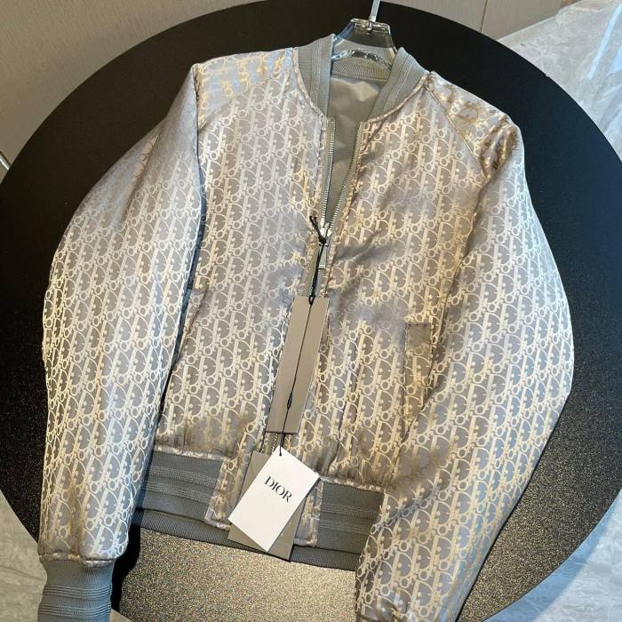 DIOR Reversible Oblique Bomber Jacket Coat #nigo8773