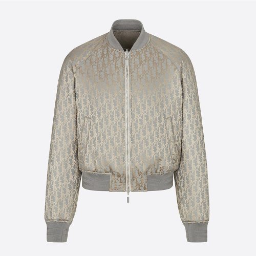 DIOR Reversible Oblique Bomber Jacket Coat #nigo8773