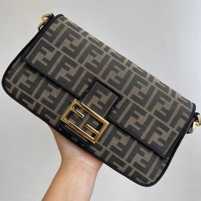 Fendi Full-Print Logo One-Shoulder Crossbody Tote Bag #nigo54991