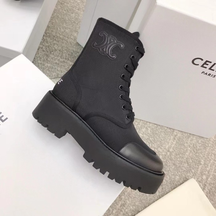 Celine NIGO Leather Martin Boots Shoes #nigo52361