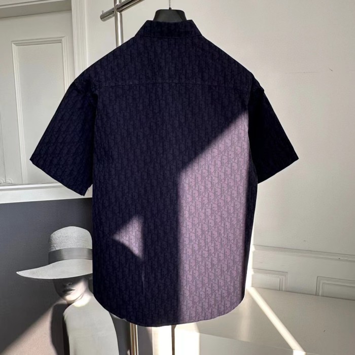 DIOR NIGO Letter-Printed Short-Sleeved Shirt #nigo5874