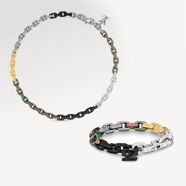 Louis Vuitton Chain Bracelet Necklace Jewelry #nigo56491