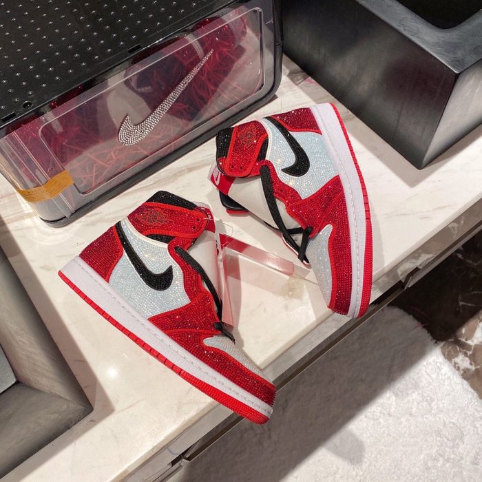 nike AJ NIGO High Top Diamond Inlay Sneakers Shoes #nigo11137