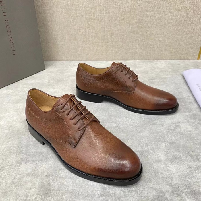 Brunello Cucinelli NIGO Men's Lace Up Leather Derby Shoes #nigo91131