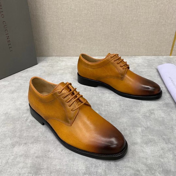 Brunello Cucinelli NIGO Men's Lace Up Leather Derby Shoes #nigo91131
