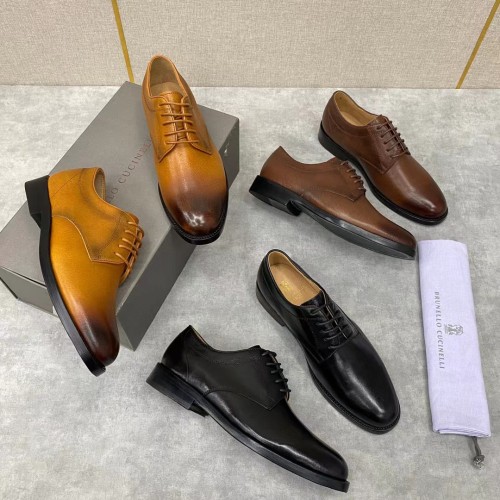 Brunello Cucinelli NIGO Men's Lace Up Leather Derby Shoes #nigo91131