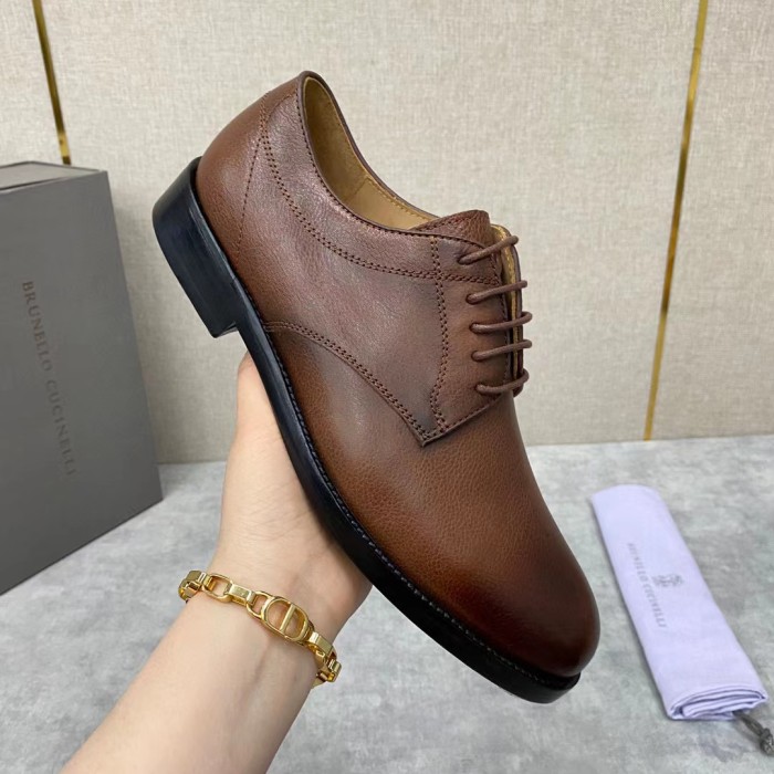 Brunello Cucinelli NIGO Men's Lace Up Leather Derby Shoes #nigo91131