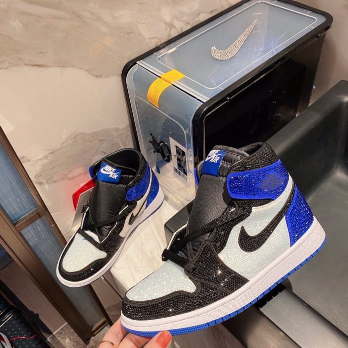nike AJ NIGO High Top Diamond Inlay Sneakers Shoes #nigo11137