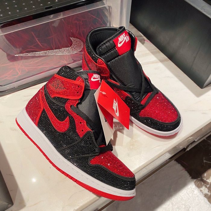nike AJ NIGO High Top Diamond Inlay Sneakers Shoes #nigo11137