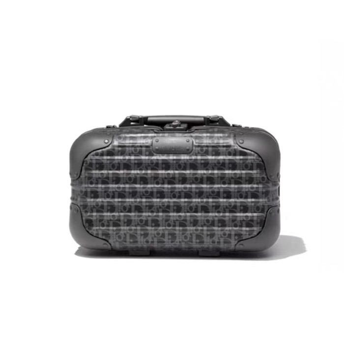 Dior Logo Printed Suitcase Tote Cosmetic Case Bag #nigo51198
