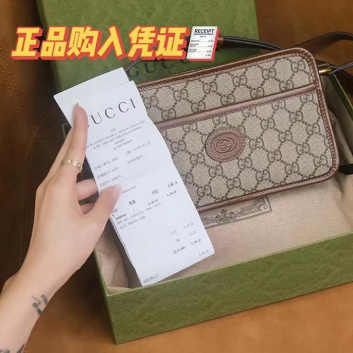 GUCCI Full Logo Retro Camera Bag Slant Shoulder Bag #nigo51322
