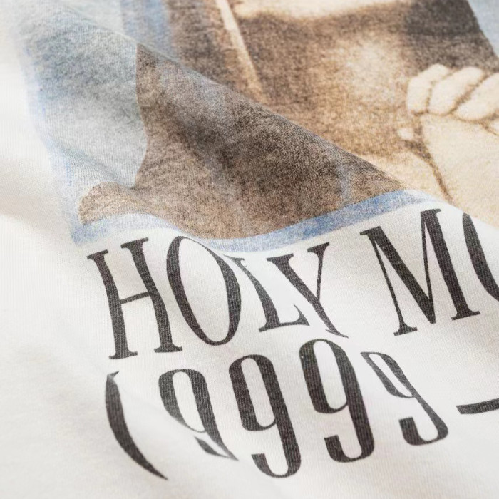 Saint Michael Letter Portrait Print T-Shirt Ngvp #nigo5872