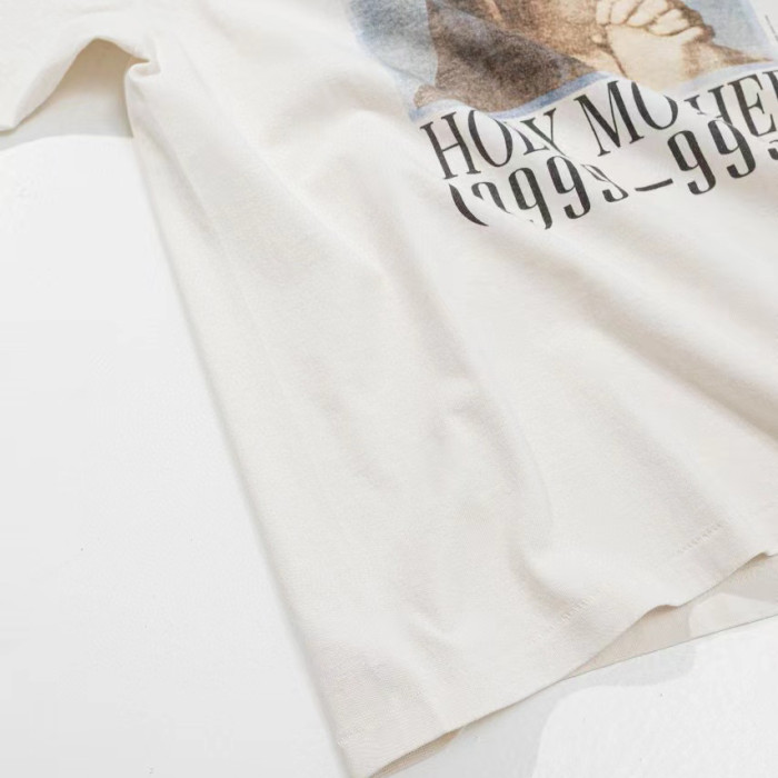Saint Michael Letter Portrait Print T-Shirt Ngvp #nigo5872