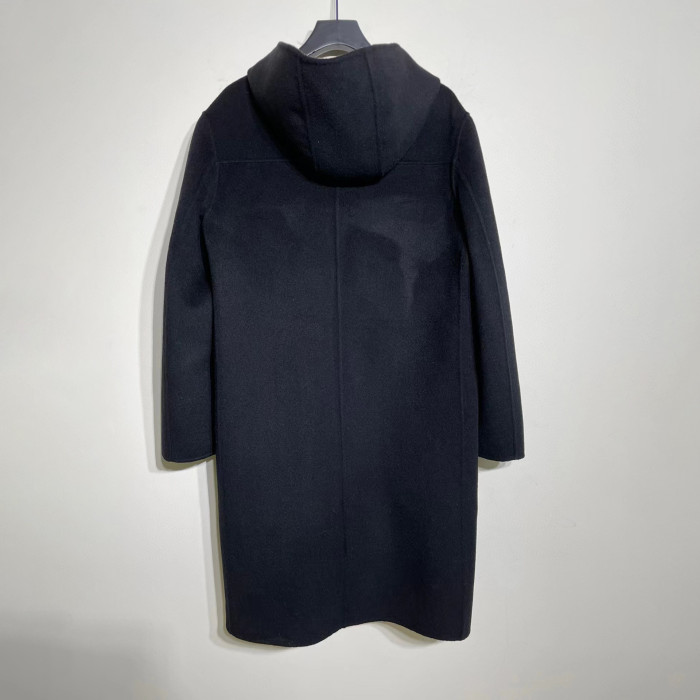 FENDI Woolen Double-Sided Hooded Full-Printed Coat Jacket  #nigo3715