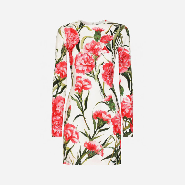 Dolce&Gabbana NIGO Carnation Cotton Buttock Dress Skirt #nigo56837