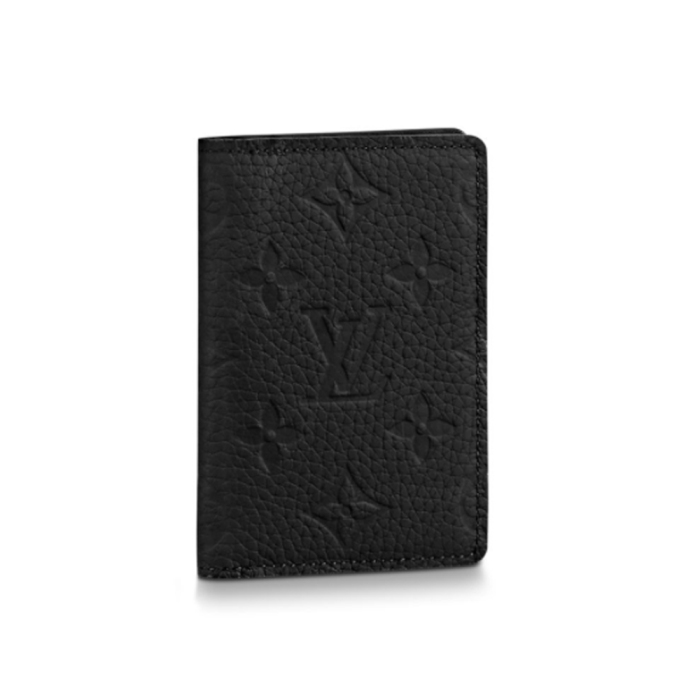 Louis Vuitton square leather print wallet card bag #nigo56823