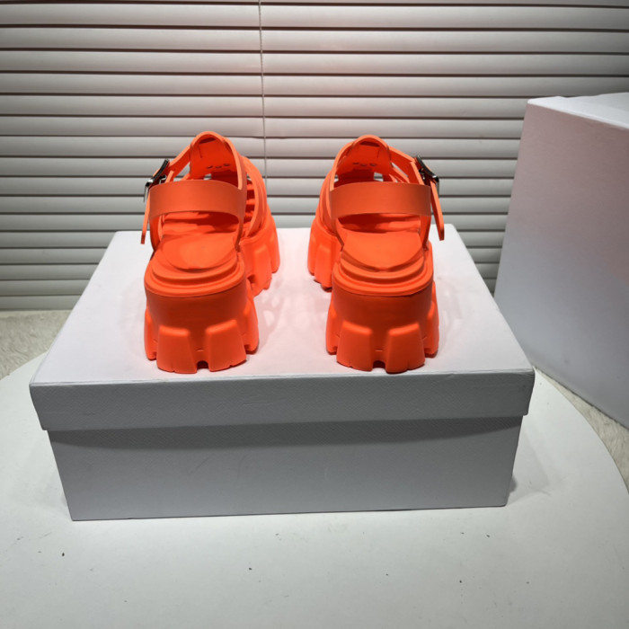 PRADA NIGO Women's Flat Hollow Sandals Shoes #nigo56513