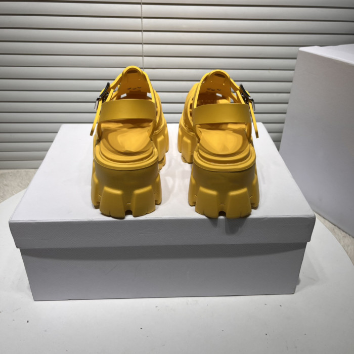 PRADA NIGO Women's Flat Hollow Sandals Shoes #nigo56513