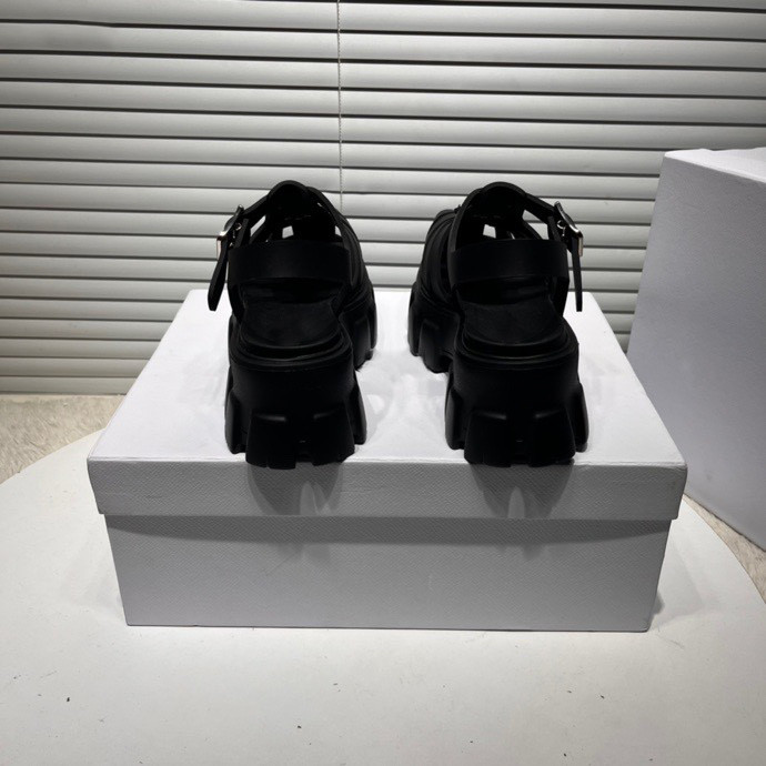 PRADA NIGO Women's Flat Hollow Sandals Shoes #nigo56513