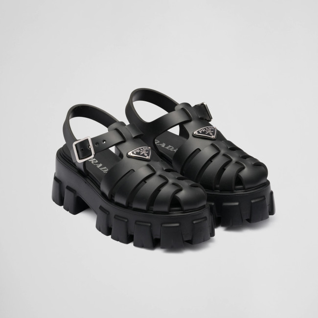 PRADA NIGO Women's Flat Hollow Sandals Shoes #nigo56513