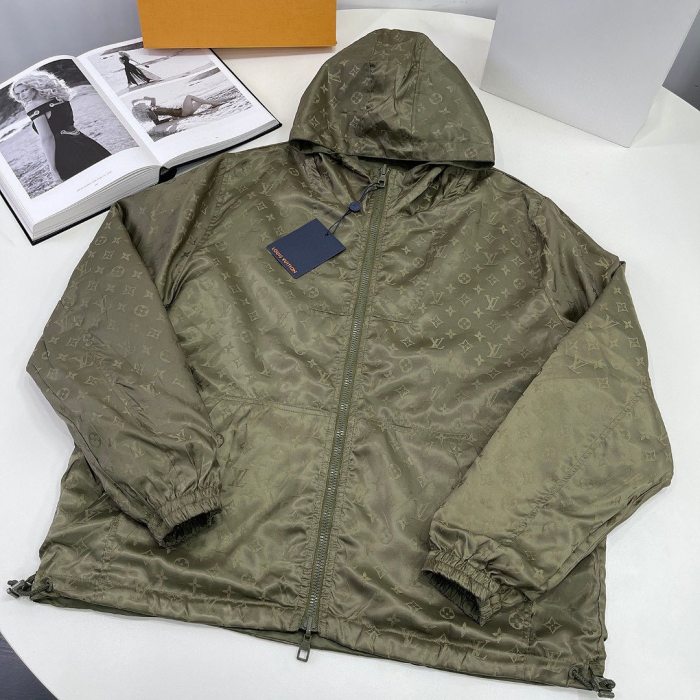 Louis Vuitton Hooded Zip Jacket Sweatshirt Coat #nigo5729