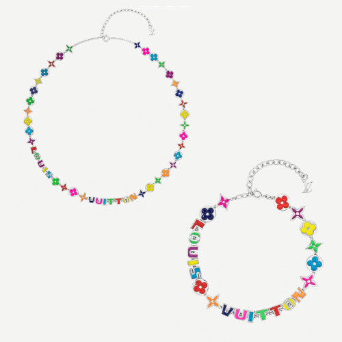 Louis Vuitton NIGO Women's letter beads bracelet necklace set #nigo56895