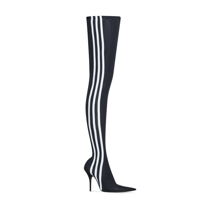 Balenciaga  NIGO Women's striped suede high heels #nigo56917